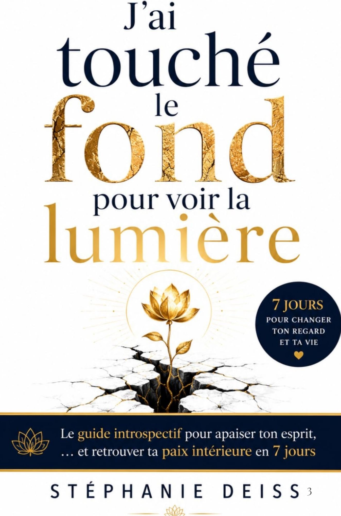 Couverture de J’ai touché le fond pour voir la lumière